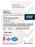 CERTIFICACION APARTARRAYO - OHIO BRASS Aiken - ISO-14001 - 2015