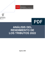 Analisis Rendimiento Tributos 2022