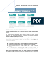 Debida Diligencia para Incorporar Un Enfoque de Respeto de Los Derechos Humanos en Las Empresas