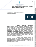 Excelentíssimo Senhor Juiz de Direito Da 1 Vara Cível Da Comarca de Piracicaba/Sp