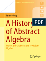 A History of Abstract Algebra - Jeremy Gray