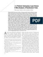 Albumin Infusion in Patients Undergoing Large-Volume Paracentesis - A Meta-Analysis of Randomized Trial