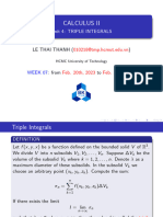 Calculus Ii: Unit 4: Triple Integrals