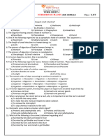 X BIOLOGY (Life Process) WS-1-3