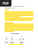 Unit 3 - Semiconductor Physics