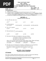 Maths Class VI Practice Test 04 Fractions Decimals and Data Handlings 1