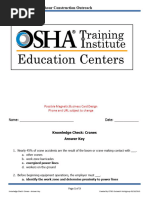 Knowledge Check - Cranes - Answer Key - v.05.18.15
