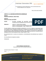 Informe de Supervisor de Mayor Metrados