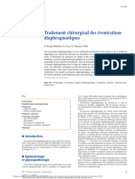 2-Traitement Chirurgical Des Éventrations Diaphragmatiques