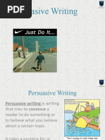 Persuasive Writing