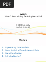 Week 5 - Data Mining Exploring Data With R