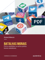 Batalhas Morais - Política Identitária Na Esfera Pública Richard Miskolci 2021 Autêntica Editora