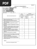 Annex C - Checklist of Requirements and Omnibus Sworn Statement