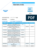 Bank Statement