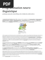 Programmation Neuro-Linguistique - Wikipédia