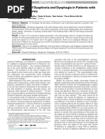 The Prevalence of Dysphonia and Dysphagia in Patients With Vitamin D Dificiency