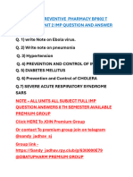 Social and Preventive Pharmacy BP802 T Semester 8 Unit 2 Imp Question and Answer Unit 2