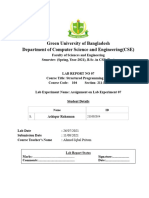 Assignment On Lab Experiment 07