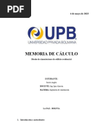 Memoria de Calculo