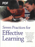 7 Practices For Effective Learning McTighe 2005