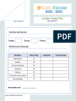 Saberes Examen