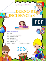 Cuaderno de Incidencias 2024