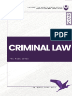 UMak BarOps Pre-Week Notes - Criminal Law