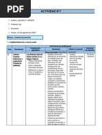 2° Grado - Actividad Del Dia 16 de Agosto