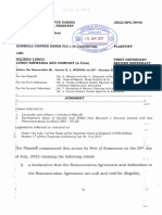 Konkola Copper Mines PLC (In Liquidation) V Lungu and Anor (HPC 445 of 2022) 2023 ZMHC 3 (27 January 2023)