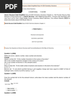 Atomic Structure Dalal Simplified Class-9 ICSE Chemistry Solutions Chapter-4