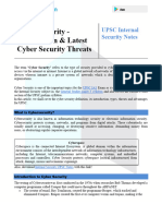 Cyber Security Introduction Latest Cyber Security Threats 5594e707