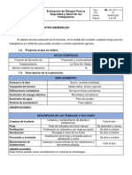 MI.-4.1 Evaluación de Riesgos para La Seguridad y Salud Del Trabajador (AF 4.1.1)