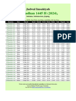 Imsakiyah Ramadhan 1445 H 2024 Saitama - Saitama-Ken - Jepang 0180170S001273022