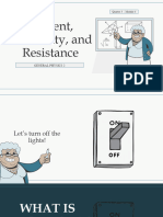 Current Resistivity and Resistance