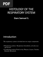 Histology of Respiratory System