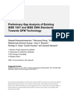 Preliminary Gap Analysis of Existing IEEE 1547 and IEEE 2800 Standards Towards GFM Technology