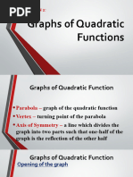 Lesson 2 Graphs of Quadratic Functions