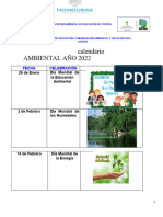 Calendario Ambiental