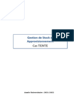 Gestion de Stock Et Approvisionnement