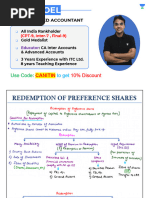 Redemption of Preference Shares