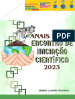 Anais VIII Encontro de Iniciação Cientifica Ifnmg