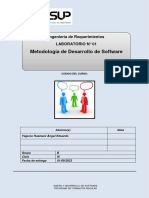 Lab 01 - Metodología de Desarrollo de Software