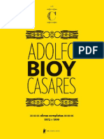 Obras Completas de Adolfo Bioy - Adolfo Bioy Casares