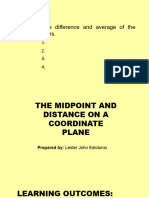 Distance & Midpoint