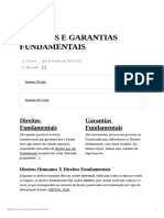 Direitos e Garantias Fundamentais