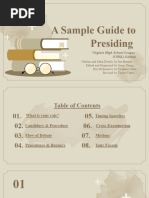 A Sample Guide To Presiding - VHSL Edition