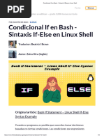 Condicional If en Bash - Sintaxis If-Else en Linux Shell