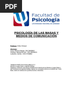 Psicología de Las Masas y Medios de Comunicación