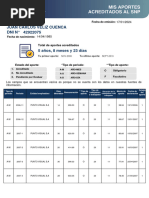 Reporte Aportes Con Estado de Acreditación