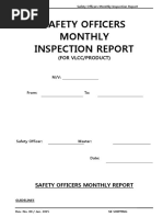 Sop-R-07 Safety Officers Monthly Inspection Report (VLCC, Product)